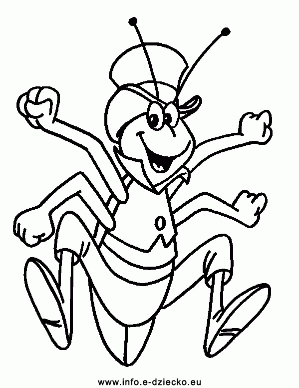 Pszczółka Maja kolorowanki